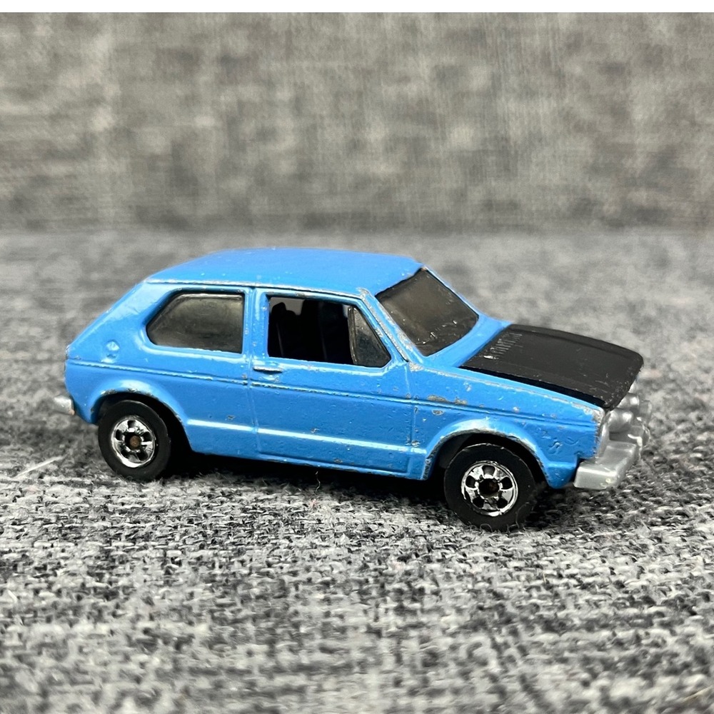 Vintage Hot Wheels Hare Splitter 1978 Blue Black VW Golf Mk1 Diecast Malaysia